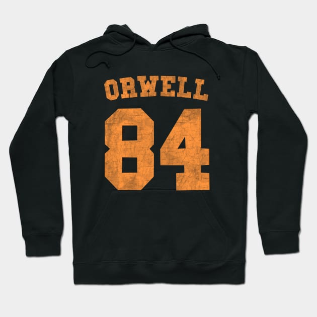 Orwell 84 Hoodie by valentinahramov